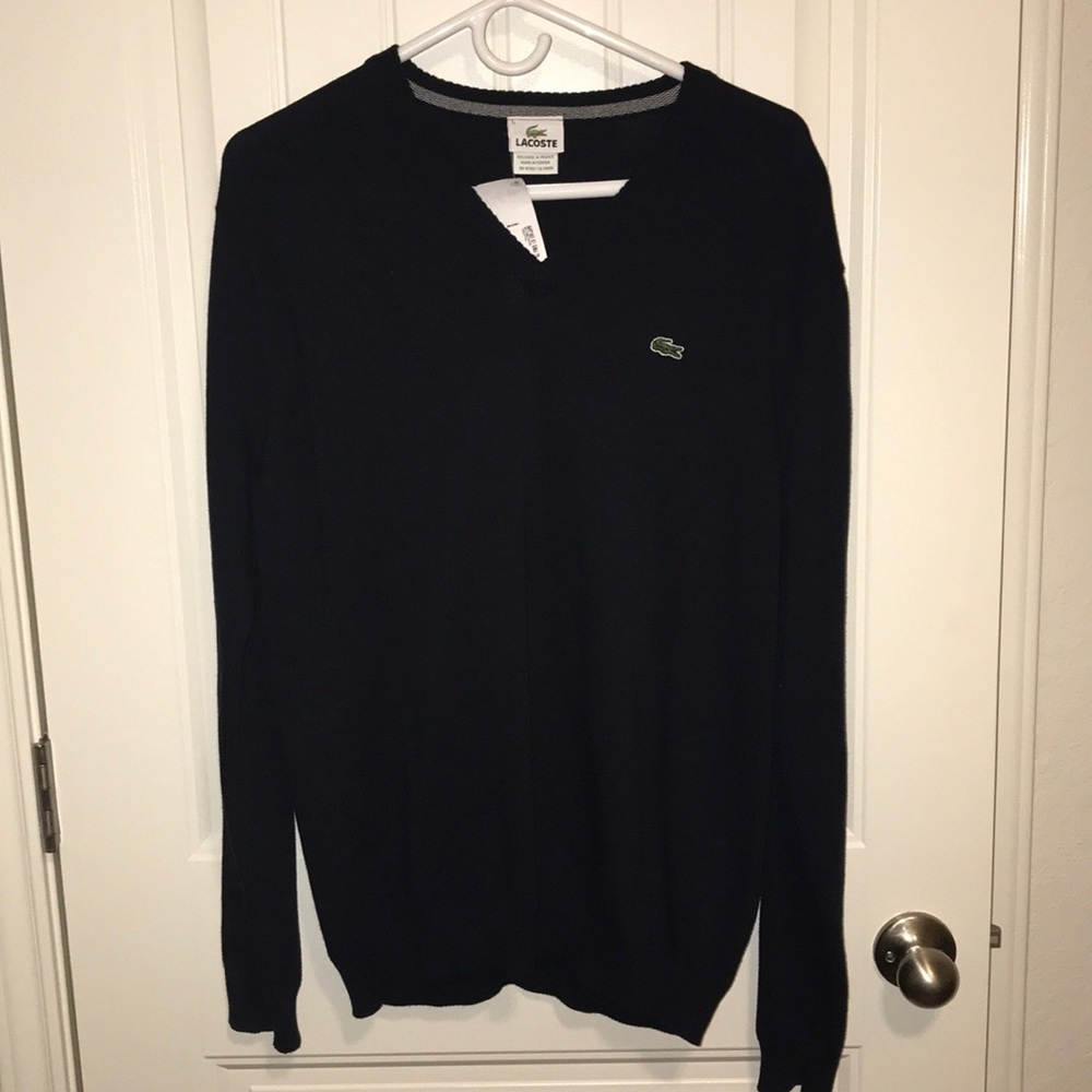Lacoste V-neck sweater